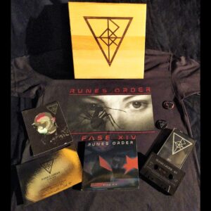 Runes Order - Fase Xiv (Lim. WOODEN-BOX with CD+TAPE+TShirt+2 PINS+POSTCARD+ Signed Laminated CERTIFICATE)